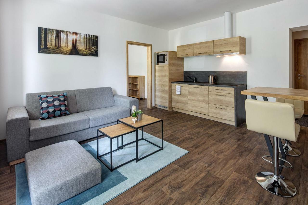 Apartmány Anička Zelezna Ruda Exterior foto
